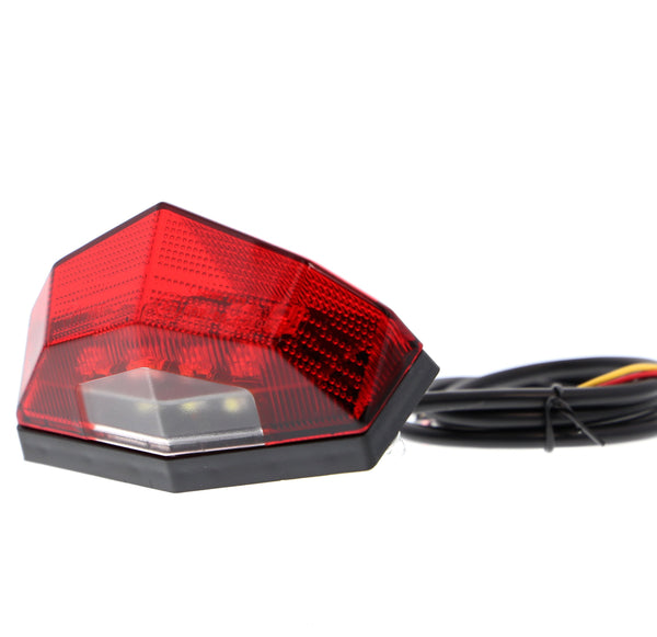 Evotech Combination Rear Light / Number Plate Light (Red)