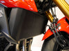 Close up view of the  EP Radiator Guard for Suzuki GSR750 ABS and Non-ABS