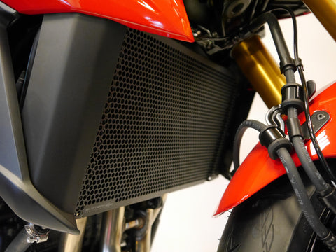  EP Radiator Guard installed on the Suzuki GSR750 ABS and Non-ABS