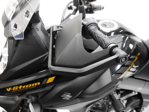 Protège-main Moto Pour Suzuki - GSR 600, Bandit, V-Strom 650, GSXR 600, Etc. - En Plastique PC, Noir, Coupe-vent - 1