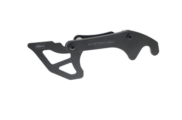 Evotech Carbon Fibre Toe Guard - GP Style Paddock Stand Plates - Yamah ...
