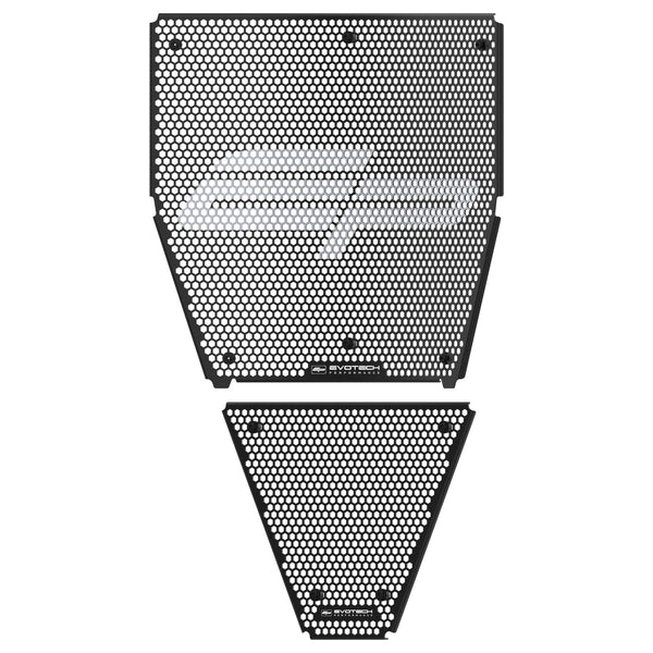 Race Car Radiator Protection Screen Evotech Ducati Streetfighter V4 Lamborghini Race Radiator Guard Set (2 ...